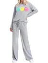 Phil Love Smile Loungewear Set In Heather Grey In Grey