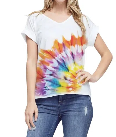 Phil Love Sunshine Tie Dye Top - Plus In Multi