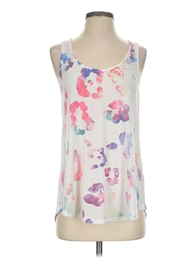 Pre-owned Phil Love Tank Top White Halter Neckline Tops