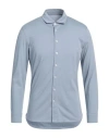 Phil Petter Man Shirt Light Blue Size M Cotton