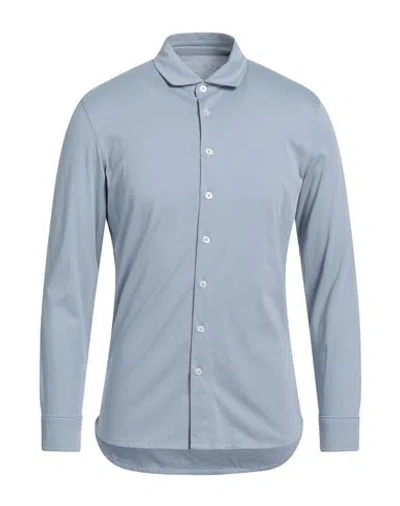 Phil Petter Man Shirt Light Blue Size M Cotton