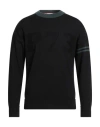 Phil Petter Man Sweater Black Size Xxl Merino Wool In Black