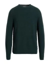 Phil Petter Man Sweater Dark Green Size M Merino Wool In Green