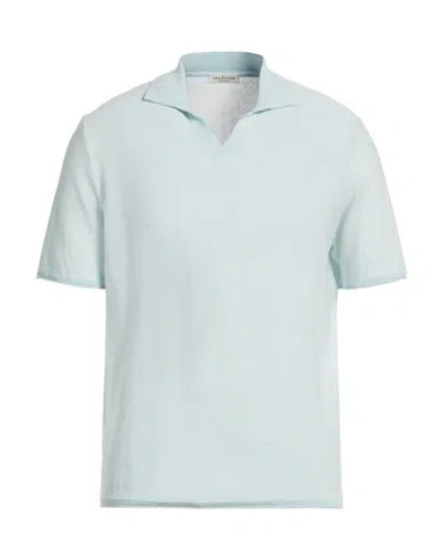 Phil Petter Man Sweater Sky Blue Size M Cotton