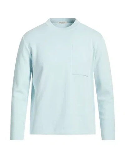 Phil Petter Man Sweater Sky Blue Size Xxl Cotton