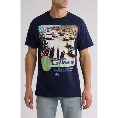Philcos 24 Hours Of Le Mans 1960 Race Graphic Print T-shirt In Navy