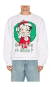 Philcos Betty Boop Naughty Sweatshirt In White