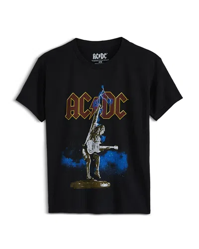 Philcos Boys' Acdc Gold Statue Tee - Big Kid In Black