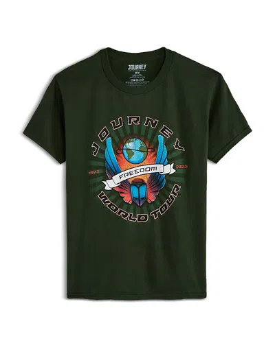 Philcos Boys' Journey World Tour Tee - Big Kid In Green