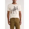 Philcos Colt 45 Cowboy Graphic T-shirt In Neutral