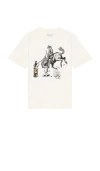 Philcos Colt 45 Cowboy Graphic T-shirt In Neutral