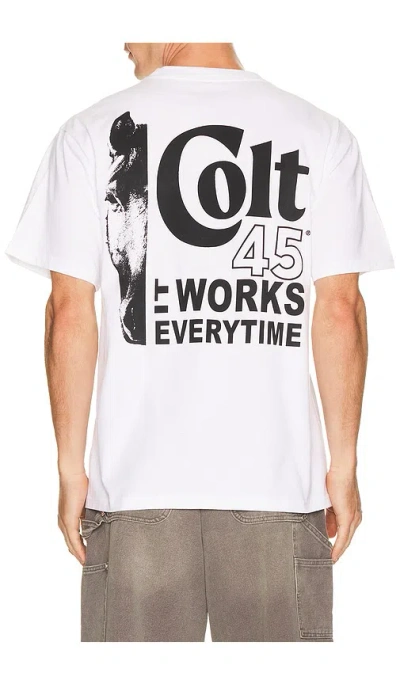 Philcos Colt 45 Works Every Time Tee In White