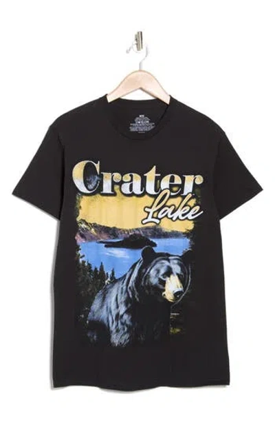 Philcos Crater Lake Graphic T-shirt In Black