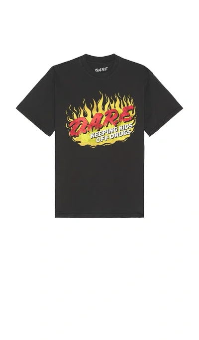 Philcos D.a.r.e. Fire Boxy Tee In 黑色