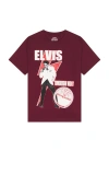Philcos Elvis Tomorrow Night Boxy Tee In 褐紫红色