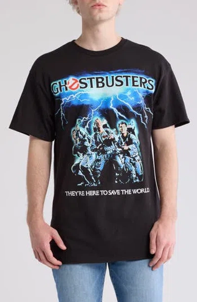 Philcos Ghostbusters Save The World® Cotton Graphic T-shirt In Black