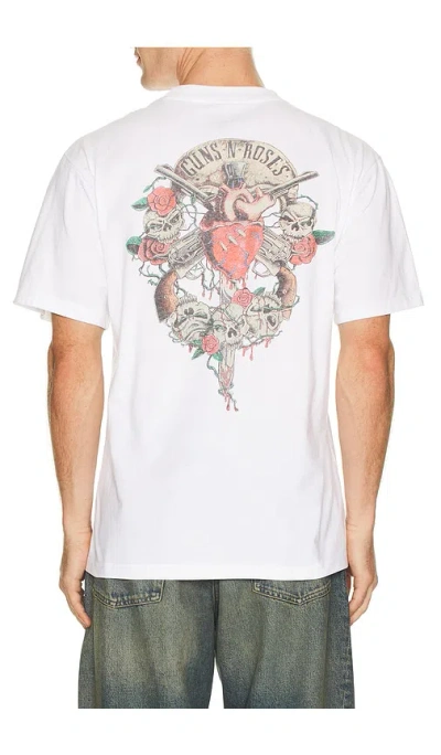 Philcos Guns N' Roses Wings Tee In White
