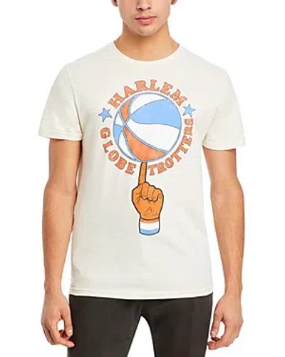 Philcos Harlem Globetrotters Finger Cotton Graphic Tee In Natural