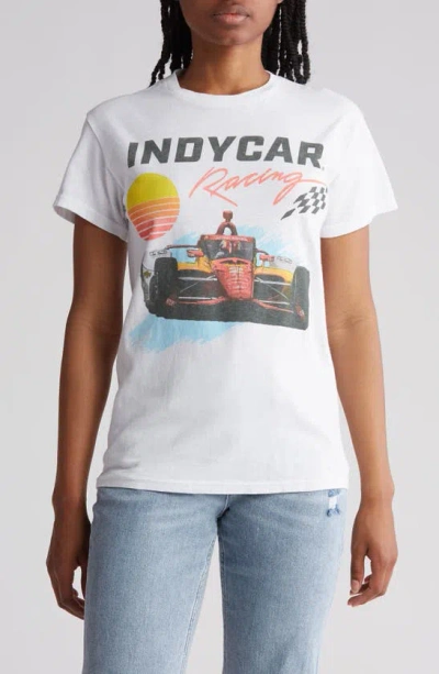 Philcos Indycar Graphic T-shirt In Off White Pigment