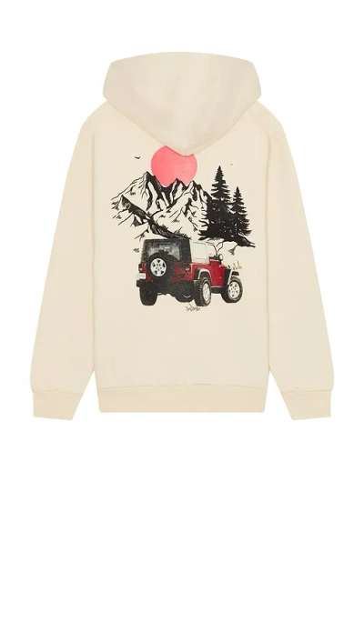 Philcos Jeep Forest Hoodie In Sand Pigment