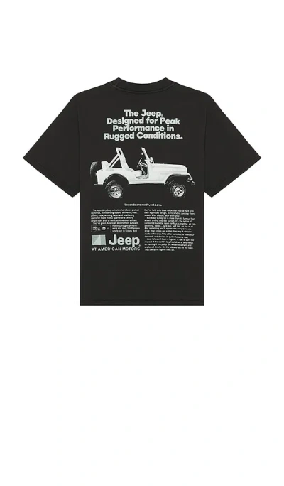 Philcos Jeep Legends Are Made, Not Born Boxy Tee In 黑色