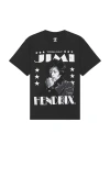 Philcos Jimi Hendrix Voodoo Child Boxy Tee In Black