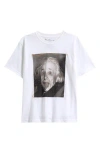 Philcos Kids' Einstein Tongue Graphic T-shirt In White