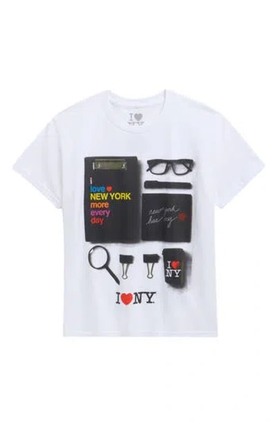 Philcos Kids' I Heart Ny Graphic Tee In White