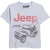 Philcos Kids' Jeep Magic Cotton Crew T-shirt In Heather Grey
