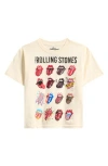 Philcos Kids' Rolling Stones Collection Cotton Graphic T-shirt In Neutral