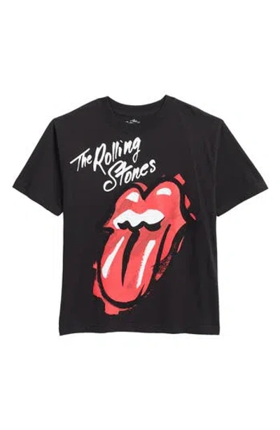 Philcos Kids' Rolling Stones Graphic T-shirt In Black