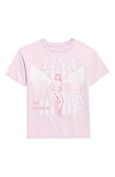 Philcos Kids' Tina Turner Queen Of Rock Graphic T-shirt In Pink