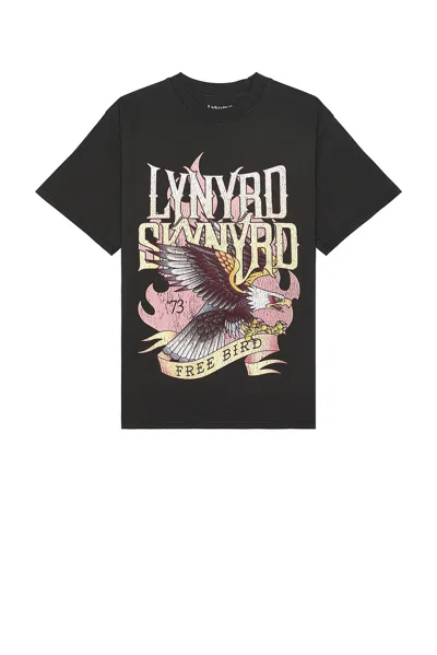Philcos Lynyrd Skynyrd Free Bird Boxy Tee In Black Pigment