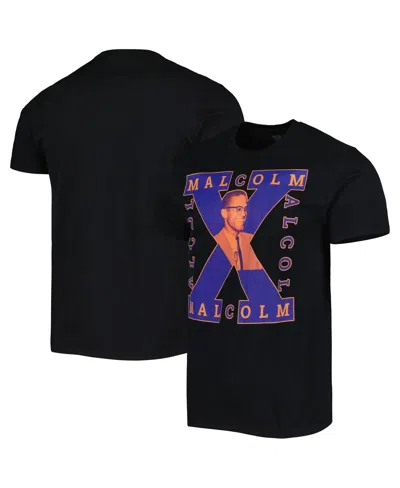 Philcos Men's And Women's Black Malcolm X Graphic T-shirt