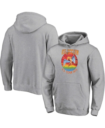 Philcos Men's And Women's Led Zeppelin Heather Gray Graphic Pullover Hoodie