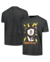 Philcos Men's Black Ac/dc Highway To Hell Washed Graphic T-shirt In Black