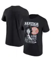 Philcos Men's Black Aretha Franklin Graphic T-shirt In Black