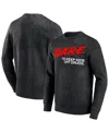 Philcos Men's Black D.a.r.e Logo Washed Pullover Sweatshirt In Black