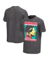 Philcos Men's Black Jimi Hendrix Live In Concert Washed Graphic T-shirt In Black