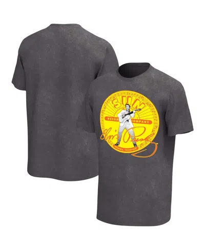 Philcos Men's Black Sun Records Washed Graphic T-shirt