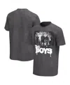 Philcos Men's Black The Boys The Crew Washed Graphic T-shirt In Black