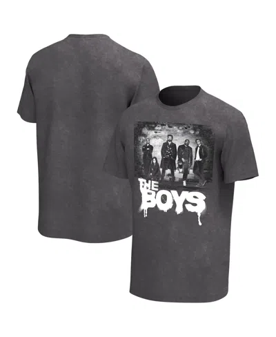 Philcos Men's Black The Boys The Crew Washed Graphic T-shirt