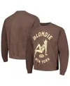 Philcos Men's Brown Distressed Blondie New York Pullover Sweatshirt In Brown