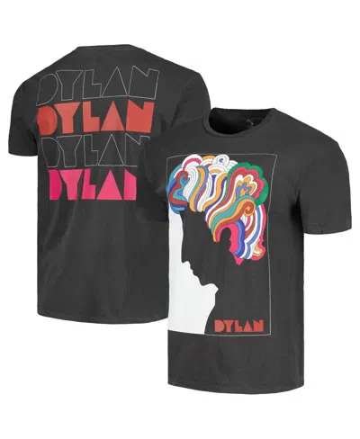 Philcos Men's Charcoal Bob Dylan Washed Graphic T-shirt