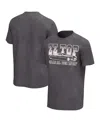 Philcos Men's Charcoal Distressed Zz Top Gimme All Your Lovin' Washed Graphic T-shirt In Charcoal