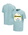 Philcos Men's Light Green Distressed Blondie Spray Washed Graphic T-shirt In Light Green