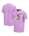 Philcos Men's Purple Led Zeppelin Icarus Washed Graphic T-shirt In Purple