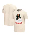 Philcos Men's Tan Aaliyah Washed Graphic T-shirt In Tan