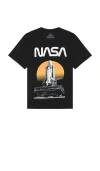 Philcos Nasa Shuttle Launch Boxy Tee In Black