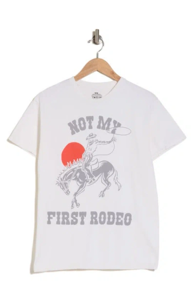 Philcos Not My First Rodeo Graphic T-shirt In Natural Pigment